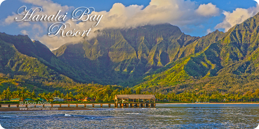 The Hanalei Pier is Nearby