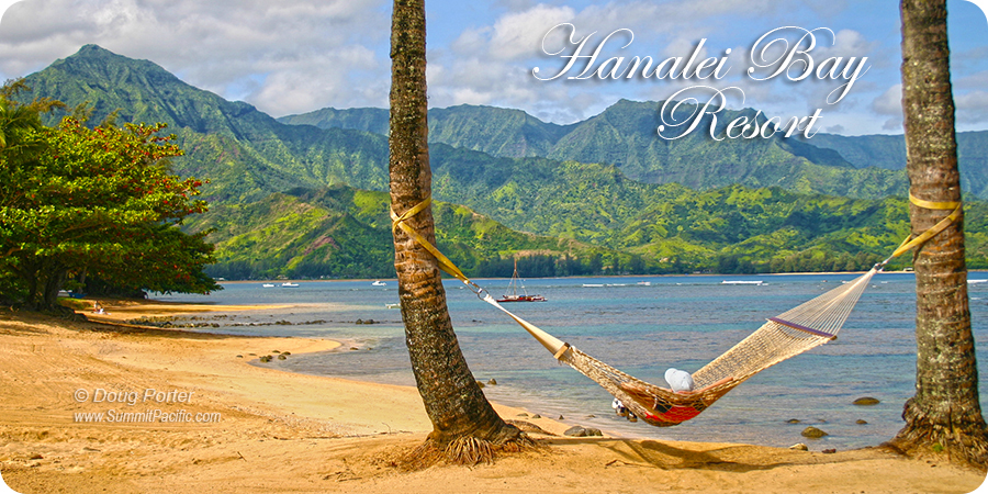 The Beach Below Hanalei Bay Resort